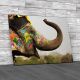 Decorated Indian Elephant Canvas Print Large Picture Wall Art