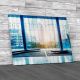 Glass Wall In The Office Building Canvas Print Large Picture Wall Art