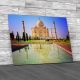 Taj Mahal Reflected Canvas Print Large Picture Wall Art