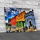 Colorful Buildings In Dublin Canvas Print Large Picture Wall Art