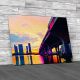 Miami At Sunset Canvas Print Large Picture Wall Art