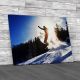 Snowboarder Jump Canvas Print Large Picture Wall Art