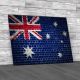 Australian Flag Brick Wall Canvas Print Large Picture Wall Art