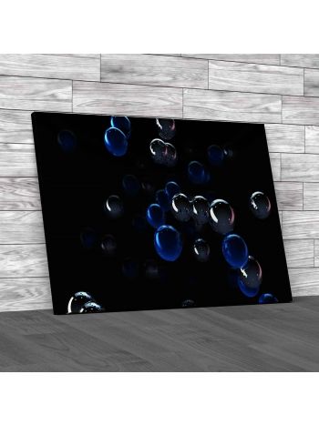 Floating Glass Balls Canvas Print Large Picture Wall Art