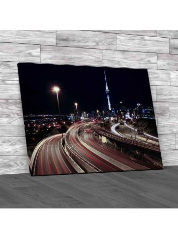 Spaghetti Junction NZ Canvas Print Large Picture Wall Art