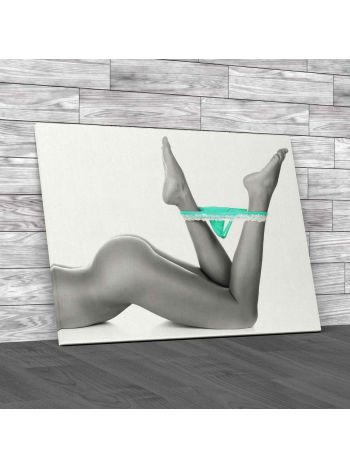 Laying Down Knickers Off Canvas Print Large Picture Wall Art