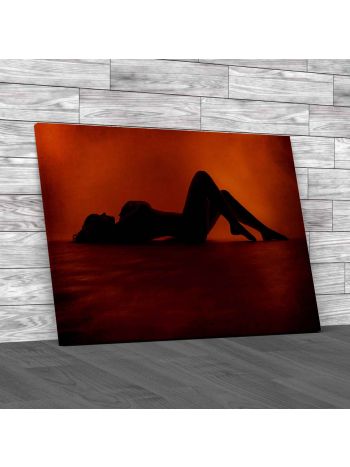 Nude Erotic Naked Woman Canvas Print Large Picture Wall Art