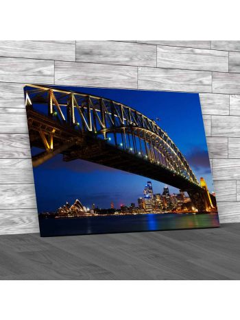 Sydney Harbour Bridge Canvas Print Large Picture Wall Art