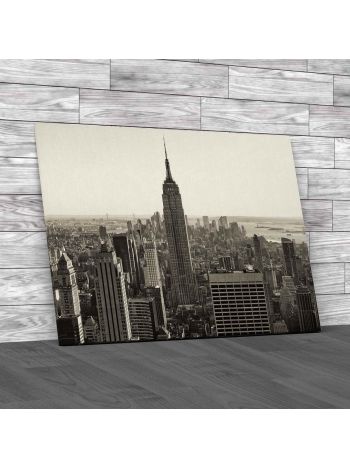 Empire State Building Canvas Print Large Picture Wall Art