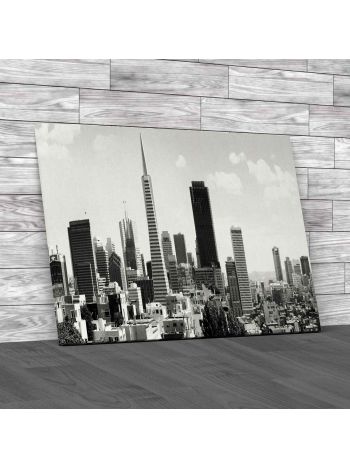 San Francisco Skyline 2 Canvas Print Large Picture Wall Art