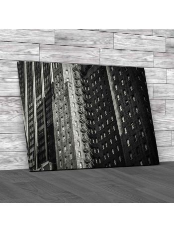 Block Of Flats Canvas Print Large Picture Wall Art