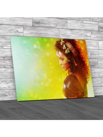 Portrait Of A Faun Canvas Print Large Picture Wall Art