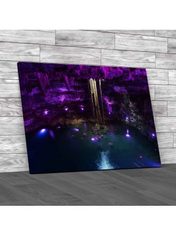 Cenote Chichen Itza Mexico Canvas Print Large Picture Wall Art