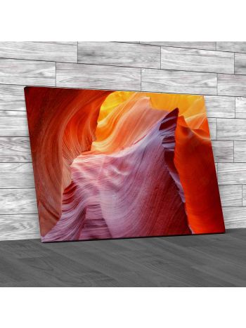 Eroded Sandstone Rock In Grand Canyon Canvas Print Large Picture Wall Art