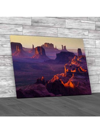 Grand Canyon At Sunset Canvas Print Large Picture Wall Art