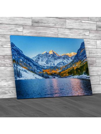 Maroon Bells Colorado Canvas Print Large Picture Wall Art