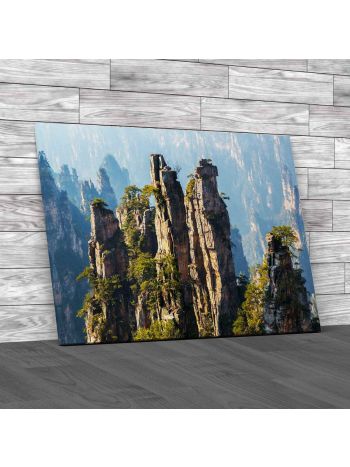 Zhangjiajie National Forest Park China 2 Canvas Print Large Picture Wall Art