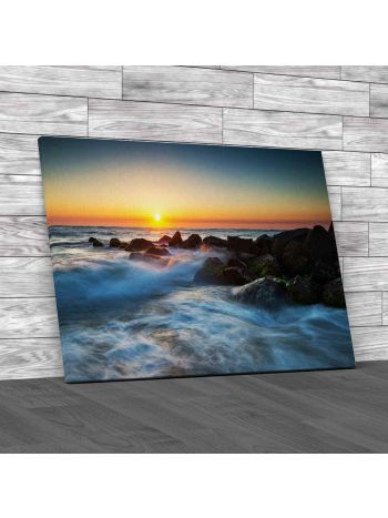 St Augustine Beach Florida Canvas Print Large Picture Wall Art