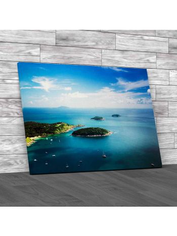 Ya Nui Beach Thailand Canvas Print Large Picture Wall Art