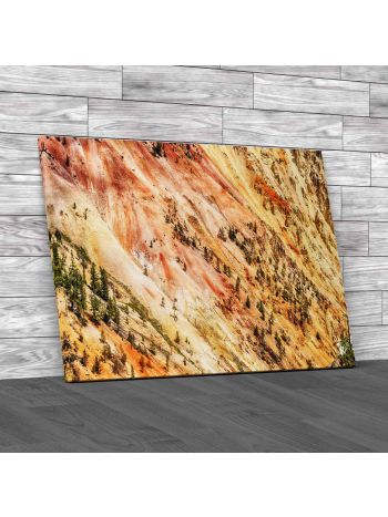Grand Canyon Of The Yellowstone Canvas Print Large Picture Wall Art