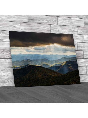 Appalachian Mountain Landscape North Carolina Canvas Print Large Picture Wall Art